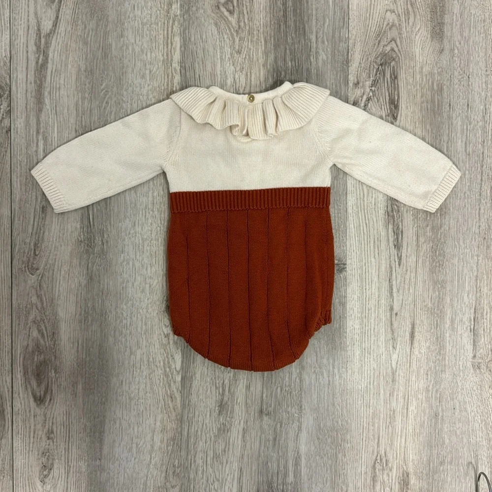 Cat & Jack Girls 3-6 Months Fall Sweater One Piece Outfit